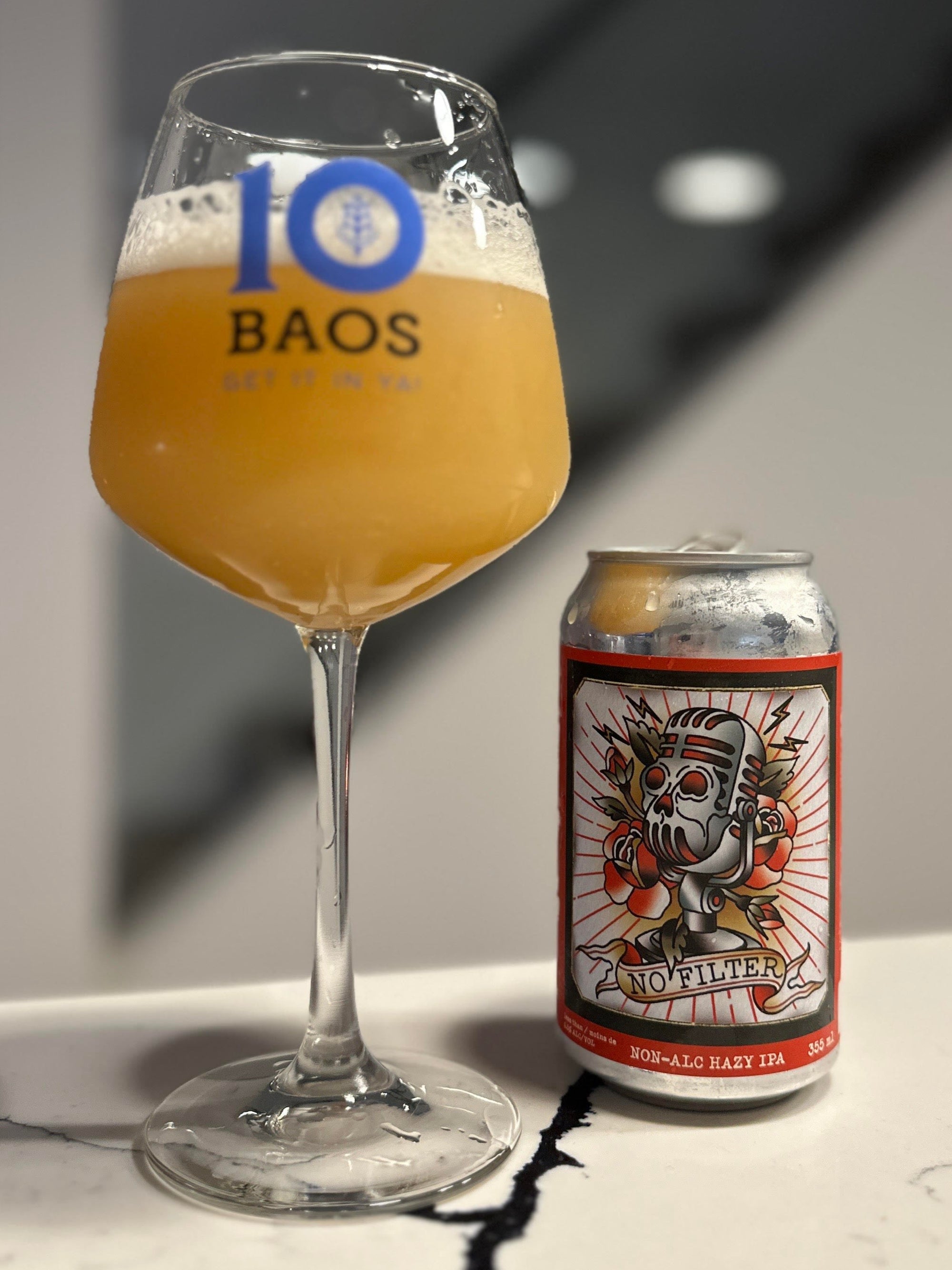 NO FILTER Non-Alc Hazy IPA (collab with BAOS Podcast & Hops Connect)
